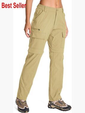 Convertible Hiking Pants Quick Dry Stretch Lightweight Zip Off Cargo